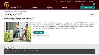 
                            8. UPS My Choice® | UPS Services - Puerto Rico