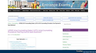 
                            8. UPSEE Counselling 2019 | AKTU uptu 2019 …