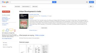 
                            8. Urban Development in India