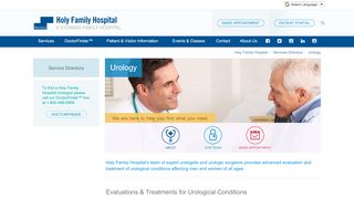 
                            9. Urological Treatments | Holy Family Hospital | Methuen & Haverhill MA