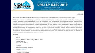 
                            9. URSI AP-RASC 2019