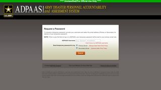 
                            4. U.S. Army Disaster Personnel Accountability and ... - ADPAAS