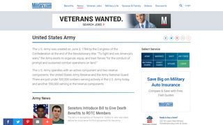 
                            7. US Army News, Army Pay & Fitness Resources | Military.com