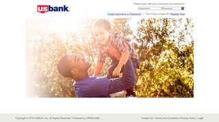
                            9. U.S. Bank Lease Return - Login Page