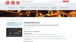 
                            5. US & Cross-border Railroad - Employee ... - Kansas City Southern