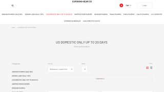 
                            4. US Domestic ONLY - EurokingGear - Euroking-gear.com