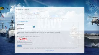 
                            3. U.S. Navy Online Application - Register