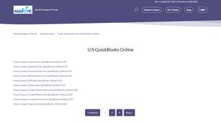 
                            7. U.S QuickBooks Online : SaasAnt Support Portal