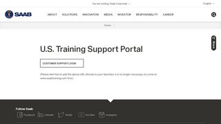 
                            3. US Training Support Portal - Saab Group