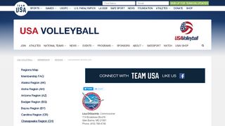 
                            5. USA Volleyball Chesapeake Region - TeamUSA.org