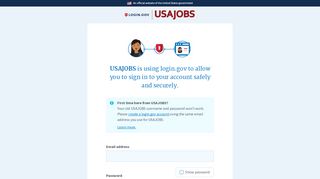 
                            10. USAJOBS - Unknown login page