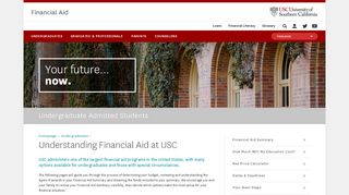 
                            9. USC Financial Aid