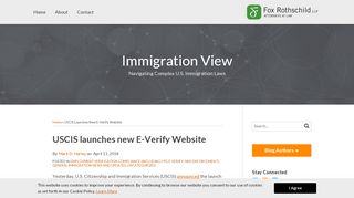 
                            6. USCIS launches new E-Verify Website | Immigration View