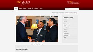 
                            1. USC's Master of Business for Veterans Networking Program