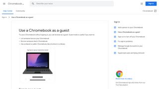 
                            4. Use a Chromebook as a guest - Chromebook Help