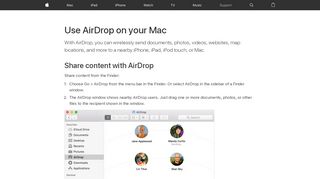 
                            1. Use AirDrop on your Mac - Apple Support