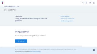 
                            2. Use Bluewin webmail - Help | Swisscom