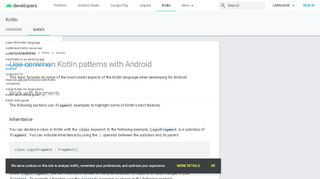 
                            7. Use common Kotlin patterns with Android | Android Developers