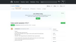 
                            2. Use exist session · Issue #821 · sochix/TLSharp · GitHub