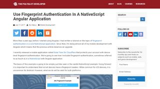 
                            9. Use Fingerprint Authentication In A NativeScript …