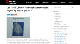 
                            6. Use Flask-Login to Add User Authentication to your Python Application ...