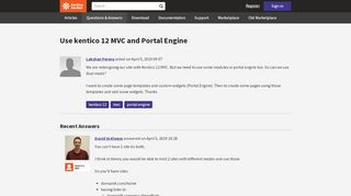 
                            9. Use kentico 12 MVC and Portal Engine - Kentico DevNet