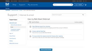 
                            9. Use my Bell Aliant Webmail - Support - Bell Aliant