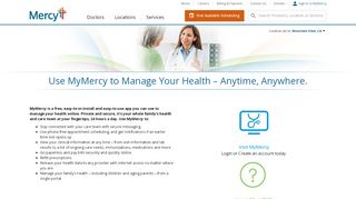 
                            10. Use MyMercy to Manage Your Health – Anytime, Anywhere. | Mercy