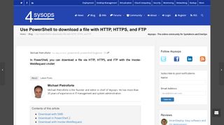 
                            5. Use PowerShell to download a file with HTTP, …