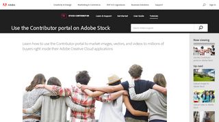 
                            2. Use the Contributor portal on Adobe Stock | Adobe Learn & Support ...