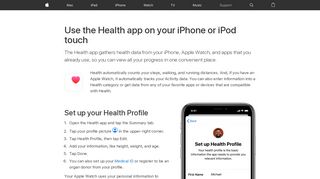 
                            7. Use the Health app on your iPhone or iPod touch - Apple ...