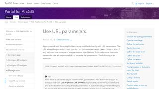 
                            1. Use URL parameters—Portal for ArcGIS | ArcGIS Enterprise