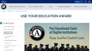 
                            4. Use Your Education Award | Corporation for National and ...