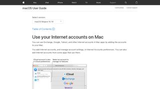 
                            2. Use your Internet accounts on Mac - Apple Support