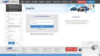 
                            4. Used Car and Vehicle Exporter - IBC Japan Login Page