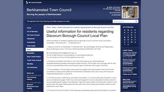 
                            4. Useful information for residents regarding Dacorum Borough ...