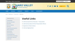 
                            7. Useful Links - Pajaro Valley Unified School District