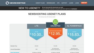 
                            5. Usenet Plans and Access - Newshosting