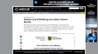 
                            5. Usenetrevolution: Razzien und Schließung von vielen Usenet ...