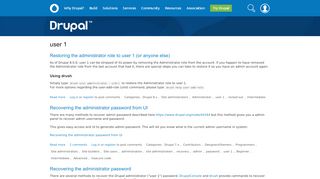 
                            4. user 1 | Drupal.org
