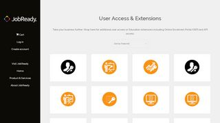 
                            4. User Access & Extensions – JobReady - JobReady Store