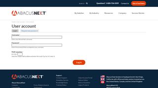 
                            1. User account - AbacusNext