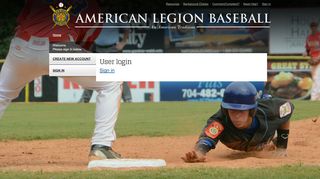 
                            7. User account | American Legion Baseball Registration