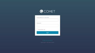 
                            3. User account | COMET