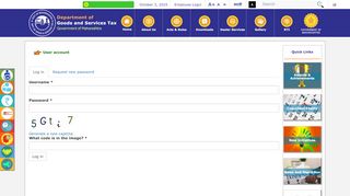 
                            5. User account | Department of Goods and Services Tax