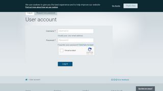 
                            2. User account | Jisc