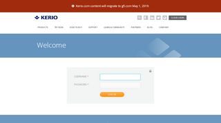 
                            2. User account | Kerio Technologies