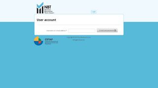 
                            3. User account - NBT Registration | nbtests