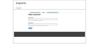 
                            3. User account | portal.kopano.com