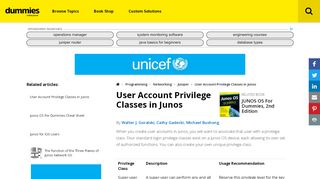 
                            3. User Account Privilege Classes in Junos - dummies